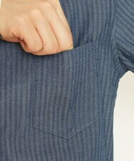 MKBDS70100 MK MICHEL KLEIN HOMME(MKミッシェルクランオム) 【WEB限定】リバーストライプシャツ ブルー(55)