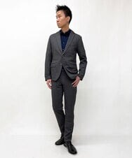 MKBDS70100 MK MICHEL KLEIN HOMME(MKミッシェルクランオム) 【WEB限定】リバーストライプシャツ ネイビー(57)