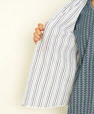 MKBDS70100 MK MICHEL KLEIN HOMME(MKミッシェルクランオム) 【WEB限定】リバーストライプシャツ ホワイト(90)
