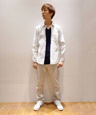 MKBDS70100 MK MICHEL KLEIN HOMME(MKミッシェルクランオム) 【WEB限定】リバーストライプシャツ ホワイト(90)