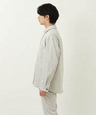 MKBDU04130 MK MICHEL KLEIN HOMME(MKミッシェルクランオム) ストレッチシャツブルゾン アイボリー(80)