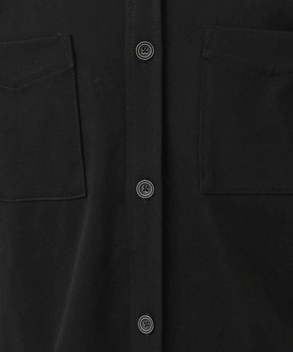 MKBDU04130 MK MICHEL KLEIN HOMME(MKミッシェルクランオム) ストレッチシャツブルゾン ブラック(94)