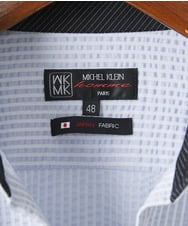 MKBDV65140 MK MICHEL KLEIN HOMME(MKミッシェルクランオム) クールマックスサッカーシャツ ライトブルー(50)