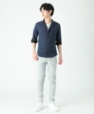 MKBFU21130 MK MICHEL KLEIN HOMME(MKミッシェルクランオム) ドライヨウリュウシャツ ネイビー(57)