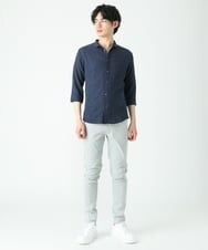 MKBFU21130 MK MICHEL KLEIN HOMME(MKミッシェルクランオム) ドライヨウリュウシャツ ネイビー(57)