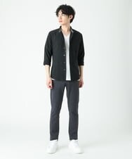 MKBFU21130 MK MICHEL KLEIN HOMME(MKミッシェルクランオム) ドライヨウリュウシャツ ブラック(94)