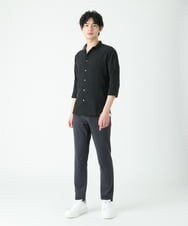 MKBFU21130 MK MICHEL KLEIN HOMME(MKミッシェルクランオム) ドライヨウリュウシャツ ブラック(94)