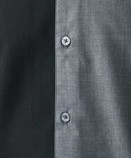 MKBFU80095 MK MICHEL KLEIN HOMME(MKミッシェルクランオム) ブロック切り替えシャツ ブラック(94)