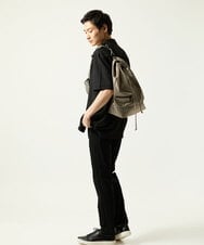 MKBGA03090 MK MICHEL KLEIN HOMME(MKミッシェルクランオム) 【洗える】シアーラッセル オープンカラーシャツ ブラック
