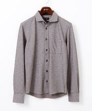 MKBGA50150 MK MICHEL KLEIN HOMME(MKミッシェルクランオム) PARINEカノコシャツ ベージュ（82）