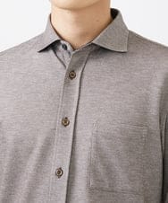 MKBGA50150 MK MICHEL KLEIN HOMME(MKミッシェルクランオム) PARINEカノコシャツ ベージュ（82）