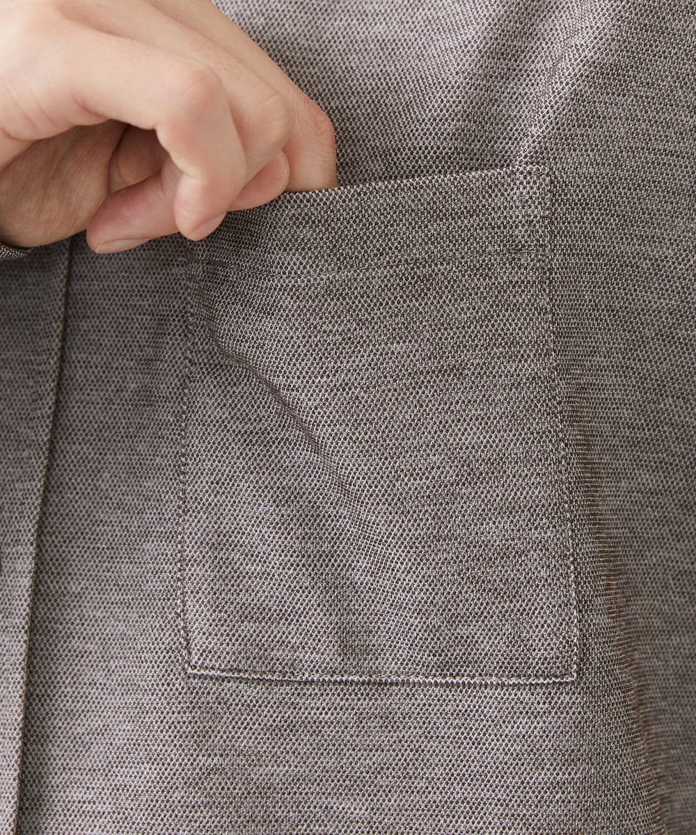 MKBGA50150 MK MICHEL KLEIN HOMME(MKミッシェルクランオム) PARINEカノコシャツ ベージュ（82）