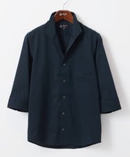 MKBGA60150 MK MICHEL KLEIN HOMME(MKミッシェルクランオム) イタリアンカラーシャツ / ドットエアー　 ネイビー