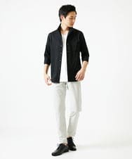 MKBGA60150 MK MICHEL KLEIN HOMME(MKミッシェルクランオム) イタリアンカラーシャツ / ドットエアー　 ブラック