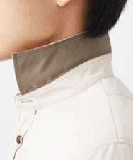 MKBGC23090 MK MICHEL KLEIN HOMME(MKミッシェルクランオム) リネンタッチスマートシャツ ブルー
