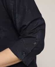 MKBGL26090 MK MICHEL KLEIN HOMME(MKミッシェルクランオム) 7分袖シャツ／CRボタニカルJQ ネイビー