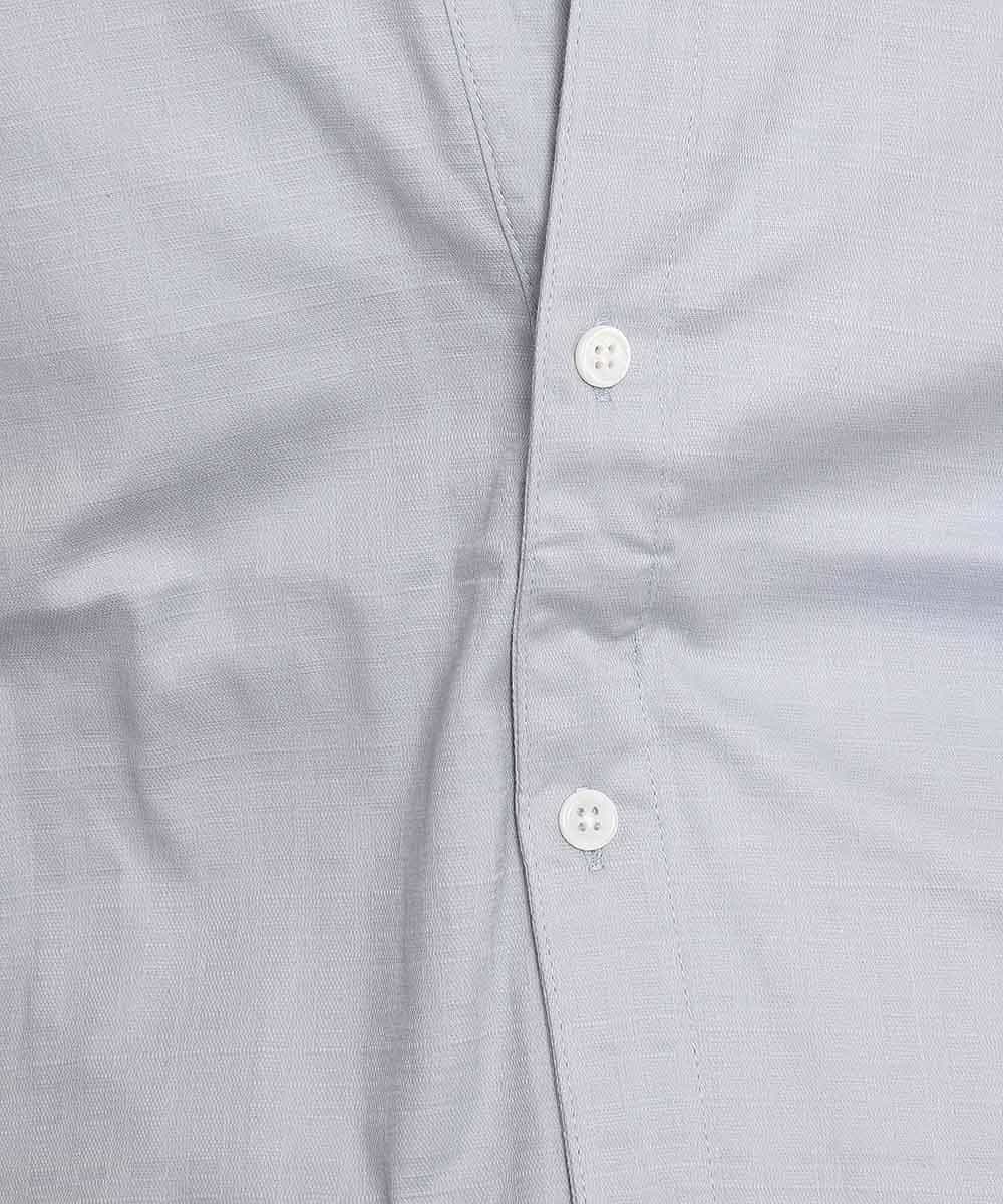 MKBGL32089 MK MICHEL KLEIN HOMME(MKミッシェルクランオム) シャツ／ダブルチェックストレッチ ラベンダー
