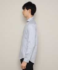 MKBGL32089 MK MICHEL KLEIN HOMME(MKミッシェルクランオム) シャツ／ダブルチェックストレッチ ラベンダー