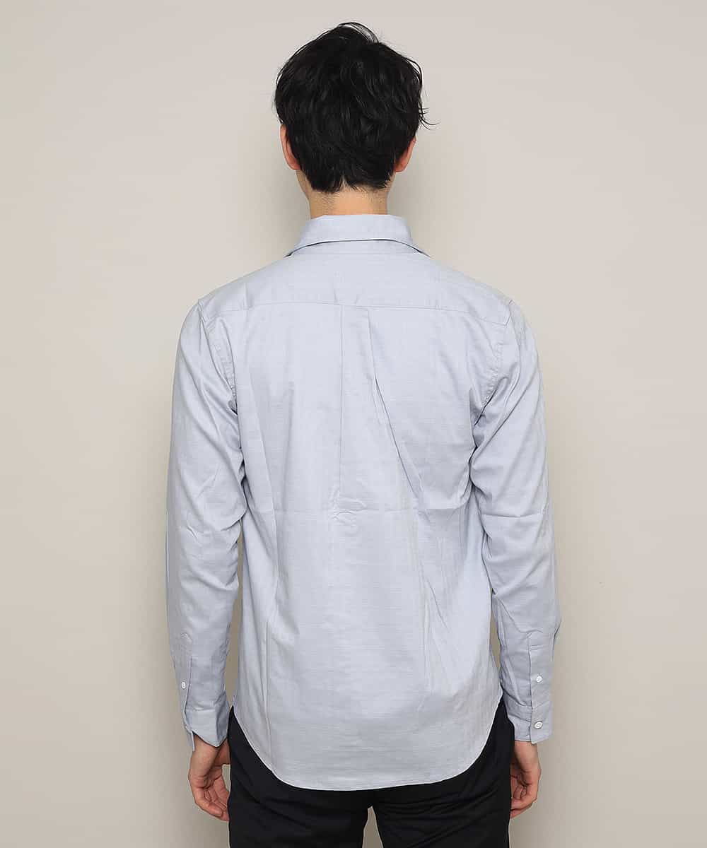 MKBGL32089 MK MICHEL KLEIN HOMME(MKミッシェルクランオム) シャツ／ダブルチェックストレッチ ラベンダー