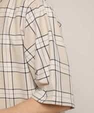 MKBGL34079 MK MICHEL KLEIN HOMME(MKミッシェルクランオム) 半袖チェックブルゾン ベージュ