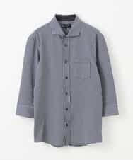 MKBGM65110 MK MICHEL KLEIN HOMME(MKミッシェルクランオム) 【涼シャツ/速乾/ストレッチ】クールマックスニットサッカー ネイビー