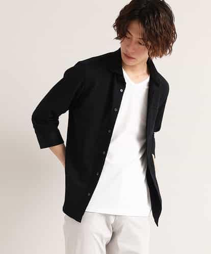 MKBGM65110 MK MICHEL KLEIN HOMME 【涼シャツ/速乾/ストレッチ】クールマックスニットサッカー