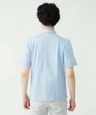 MKBGS54120 MK MICHEL KLEIN HOMME(MKミッシェルクランオム) イズミールコットンシャツ ライトブルー(50)