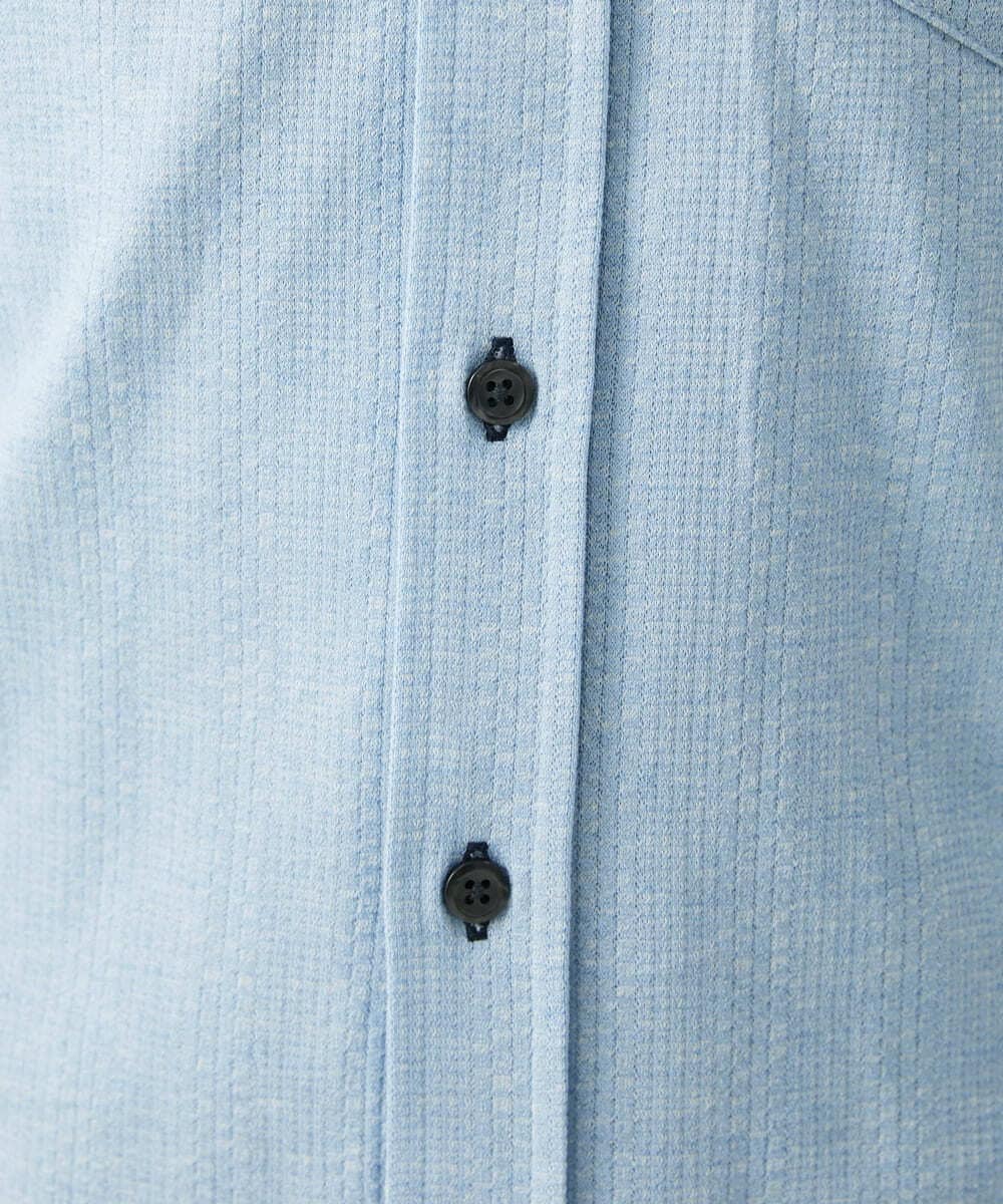 MKBGS54120 MK MICHEL KLEIN HOMME(MKミッシェルクランオム) イズミールコットンシャツ ライトブルー(50)