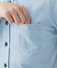 MKBGS54120 MK MICHEL KLEIN HOMME(MKミッシェルクランオム) イズミールコットンシャツ ライトブルー(50)