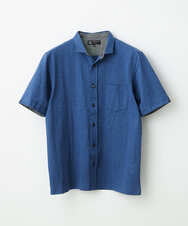 MKBGS54120 MK MICHEL KLEIN HOMME(MKミッシェルクランオム) イズミールコットンシャツ ブルー(55)