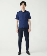 MKBGS54120 MK MICHEL KLEIN HOMME(MKミッシェルクランオム) イズミールコットンシャツ ネイビー(57)