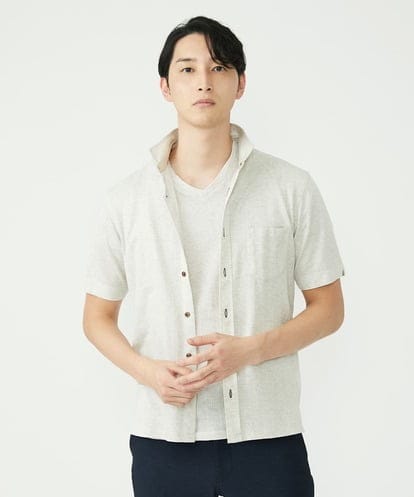 MKBGS54120 MK MICHEL KLEIN HOMME イズミールコットンシャツ