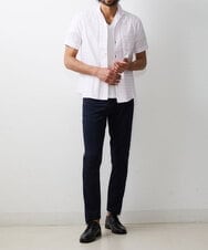 MKBGS55140 MK MICHEL KLEIN HOMME(MKミッシェルクランオム) アーガイルシャツ ピンク(03)