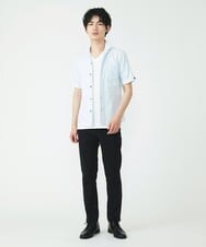 MKBGS55140 MK MICHEL KLEIN HOMME(MKミッシェルクランオム) アーガイルシャツ ライトブルー(50)