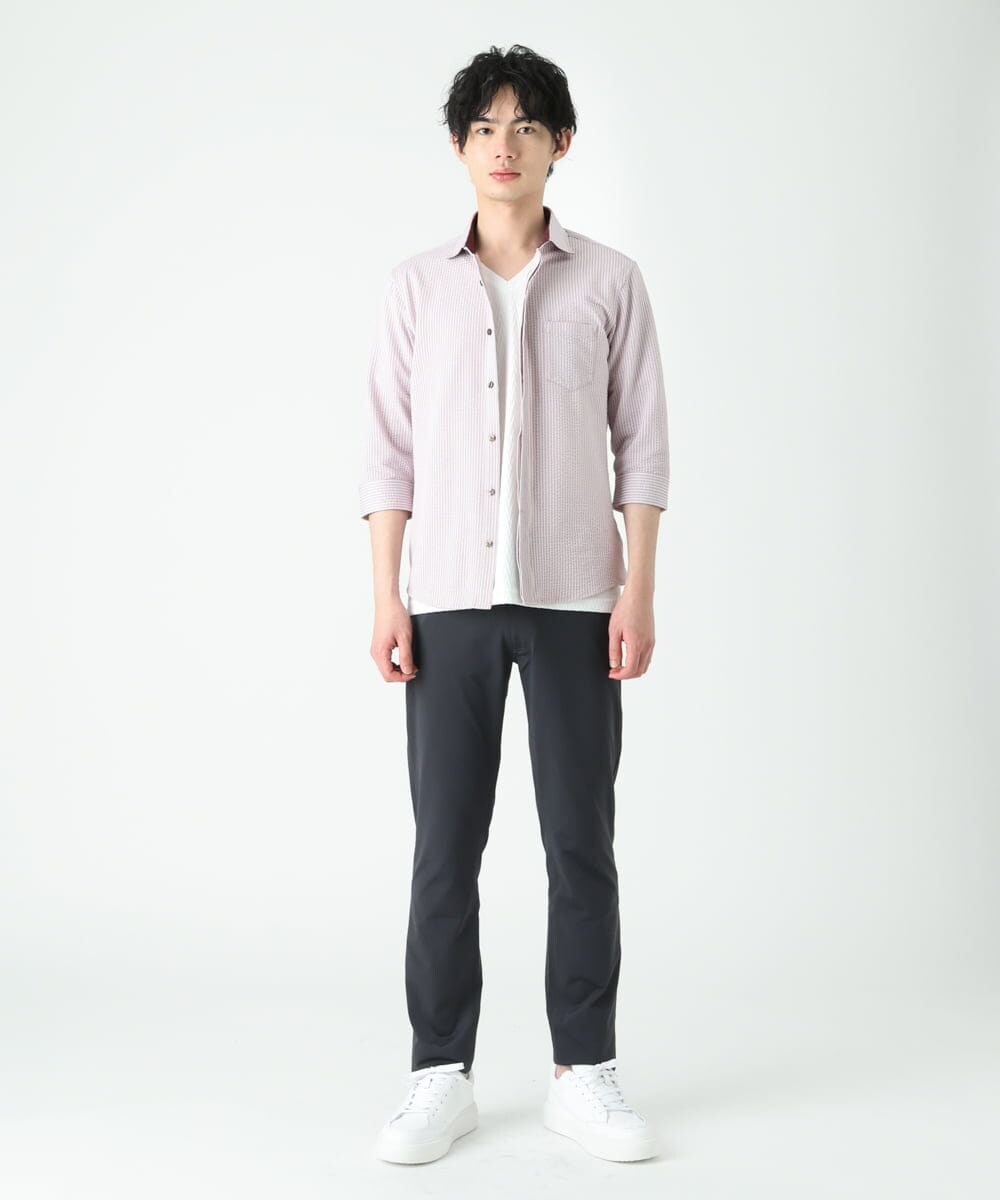 MKBGS65130 MK MICHEL KLEIN HOMME(MKミッシェルクランオム) COOLMAXサッカーシャツ ピンク(03)