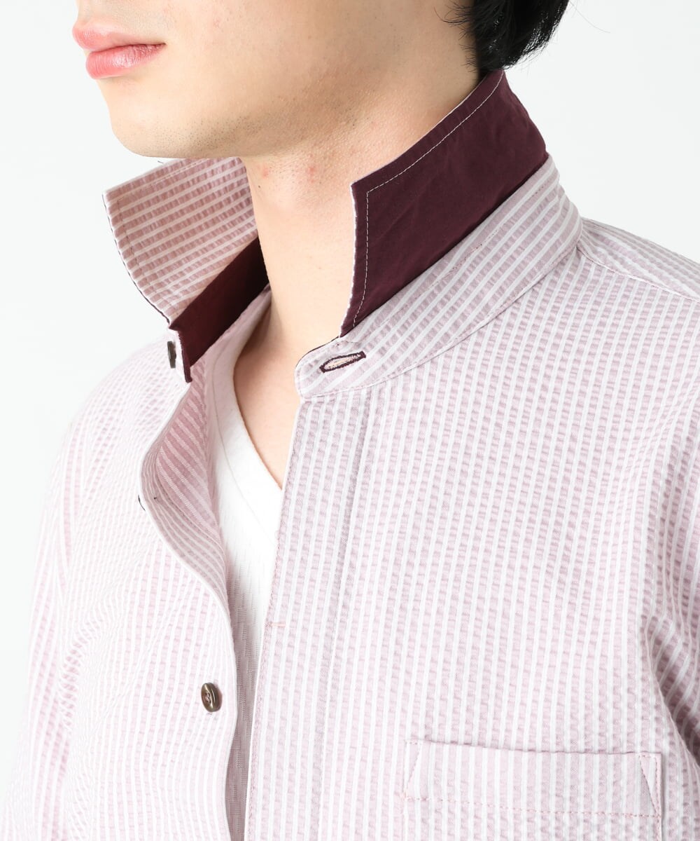 MKBGS65130 MK MICHEL KLEIN HOMME(MKミッシェルクランオム) COOLMAXサッカーシャツ ピンク(03)