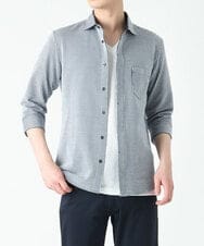 MKBGS65130 MK MICHEL KLEIN HOMME(MKミッシェルクランオム) COOLMAXサッカーシャツ ネイビー(57)