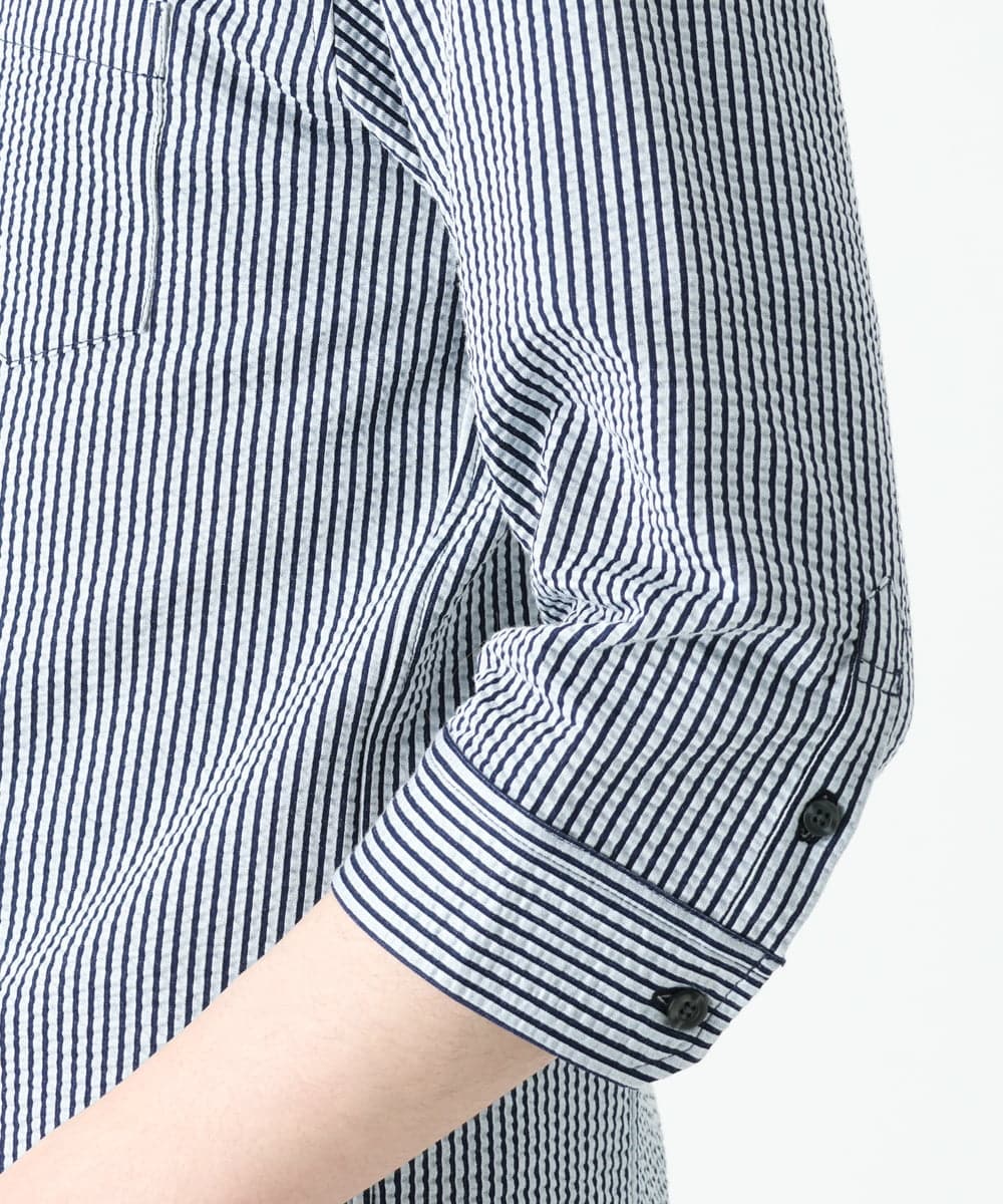 MKBGS65130 MK MICHEL KLEIN HOMME(MKミッシェルクランオム) COOLMAXサッカーシャツ ネイビー(57)