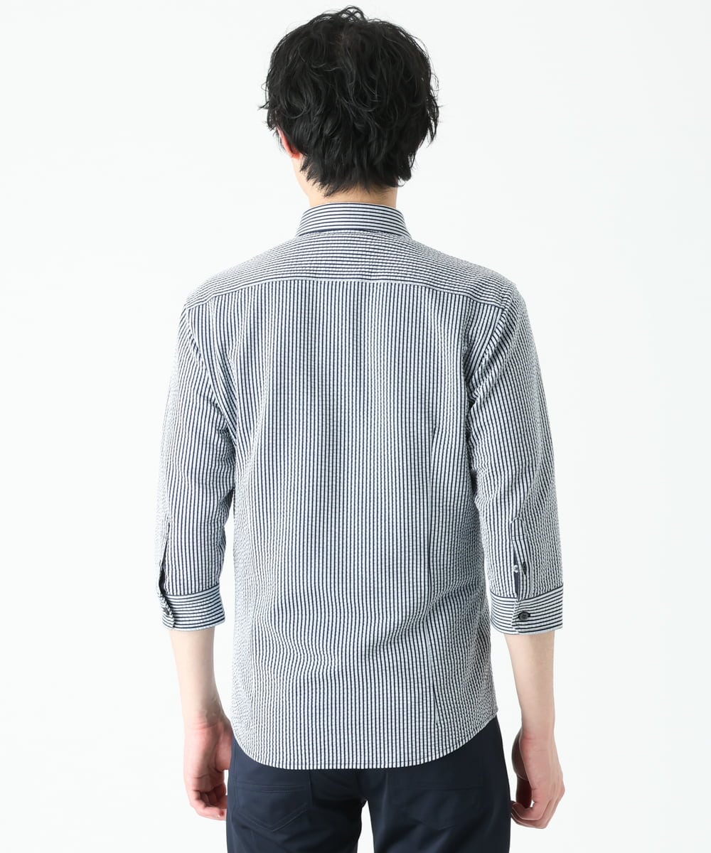MKBGS65130 MK MICHEL KLEIN HOMME(MKミッシェルクランオム) COOLMAXサッカーシャツ ネイビー(57)