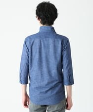 MKBGS67130 MK MICHEL KLEIN HOMME(MKミッシェルクランオム) スタンドカラーシャツ / TECドライメッシュ ブルー(55)