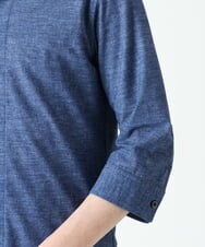 MKBGS67130 MK MICHEL KLEIN HOMME(MKミッシェルクランオム) スタンドカラーシャツ / TECドライメッシュ ブルー(55)