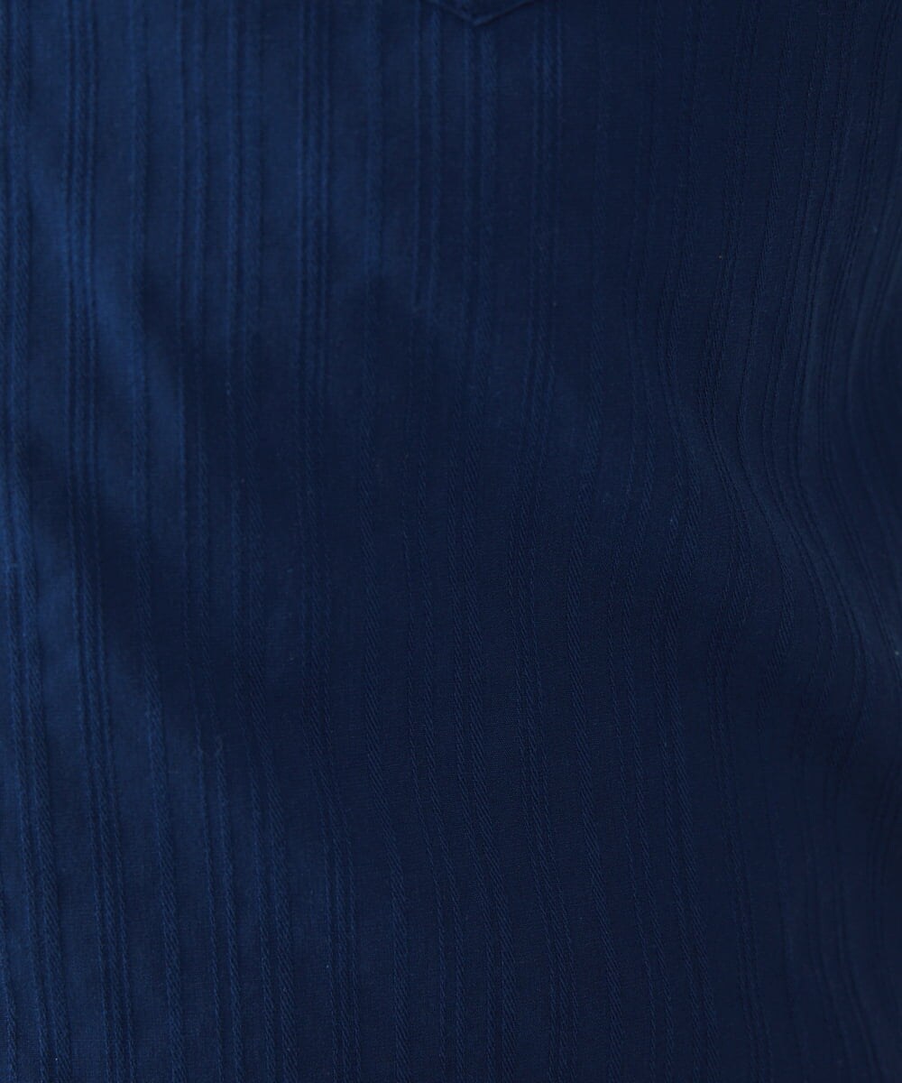MKBGS71100 MK MICHEL KLEIN HOMME(MKミッシェルクランオム) 【WEB限定】リバーストライプ7分袖シャツ ネイビー(57)