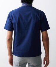 MKBGU02120 MK MICHEL KLEIN HOMME(MKミッシェルクランオム) リバーストライプシャツ ネイビー(57)