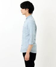 MKBGU08120 MK MICHEL KLEIN HOMME(MKミッシェルクランオム) エンブロイダリードビーシャツ ブルー(55)