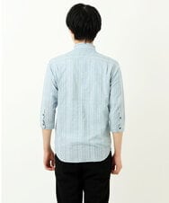 MKBGU08120 MK MICHEL KLEIN HOMME(MKミッシェルクランオム) エンブロイダリードビーシャツ ブルー(55)