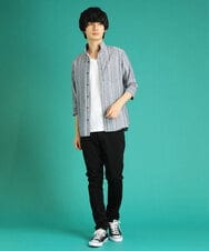 MKBGU08120 MK MICHEL KLEIN HOMME(MKミッシェルクランオム) エンブロイダリードビーシャツ ネイビー(57)