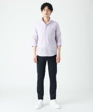 MKBGU08120 MK MICHEL KLEIN HOMME(MKミッシェルクランオム) エンブロイダリードビーシャツ ラベンダー(60)