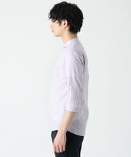 MKBGU08120 MK MICHEL KLEIN HOMME(MKミッシェルクランオム) エンブロイダリードビーシャツ ラベンダー(60)
