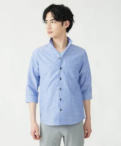 MKBGU17130 MK MICHEL KLEIN HOMME ハードマンリネンシャツ