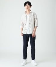 MKBGU17130 MK MICHEL KLEIN HOMME(MKミッシェルクランオム) ハードマンリネンシャツ アイボリー(80)